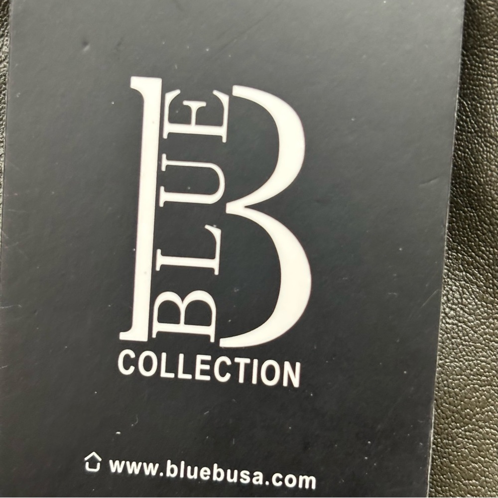 NWT Blue B Collection Olive Green Faux Leather Moto Jacket, Size Small - Picture 11 of 12